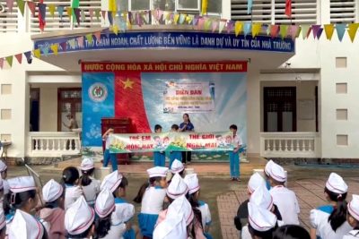 DIỄN ĐÀN LUẬT TRẺ EM 2024 tại Trường Tiểu Học Nghĩa Kỳ Bắc