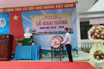 LỄ KHAI GIẢNG NĂM HỌC MỚI 2023 – 2024 CỦA TRƯỜNG TIỂU HỌCNGHĨA KỲ BẮC