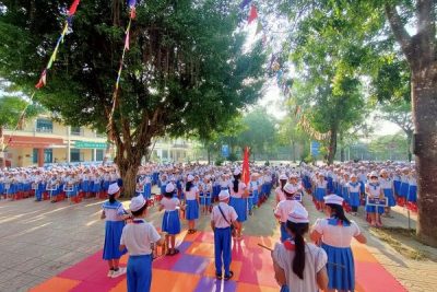 LIÊN ĐỘI TIỂU HỌC NGHĨA KỲ BẮC TỔ CHỨC NGÀY HỘI “THIẾU NHI VUI KHỎE”