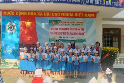 Phong trào “Đọc và làm theo báo Đội” của Trường TH Nghĩa Kỳ Bắc