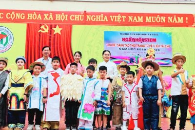 RỘN RÀNG NGÀY HỘI STEM TẠI TRƯỜNG TIỂU HỌC NGHĨA KỲ BẮC