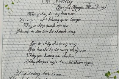 Cuộc thi “Cùng Kun thi viết ” Nét đẹp thầy trò”